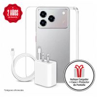 Celular ZTE A56 Pro 4G 128GB, 4GB RAM, cámara trasera 50MP y frontal 8MP, 6.75"", gris